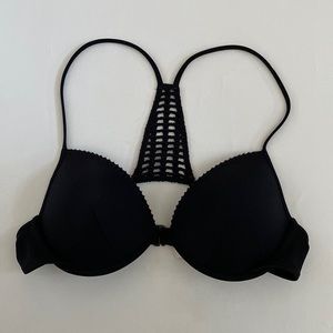 Victoria Secret Black Bikini Top 34C
